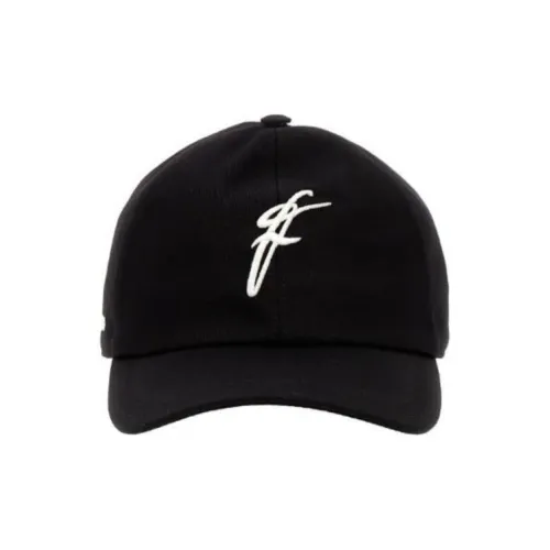 FERRAGAMO Cotton Baseball Caps Men's Black