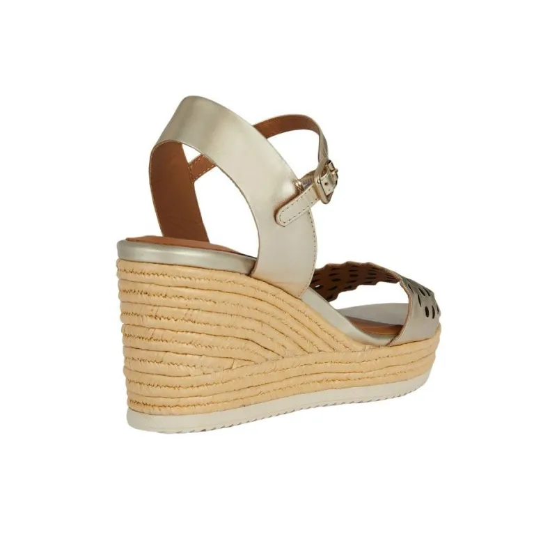 GEOX Strap Sandals 8.5cm Women's Light Gold-6
