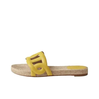 HERMES Famosa Slide Slippers Women's Yellow