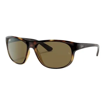 RayBan Nylon Irregular Shape Sunglasses Men's Tortoiseshell