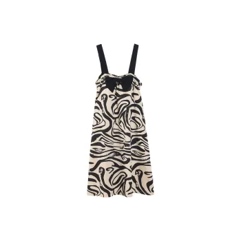 Qin Jing Nightgown Women's Zebra Color