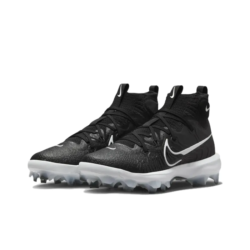 Nike Alpha Huarache NXT Slip Resistant Impact Resistant Lightweight Training Shoes Men's Black Blue Gray White-2