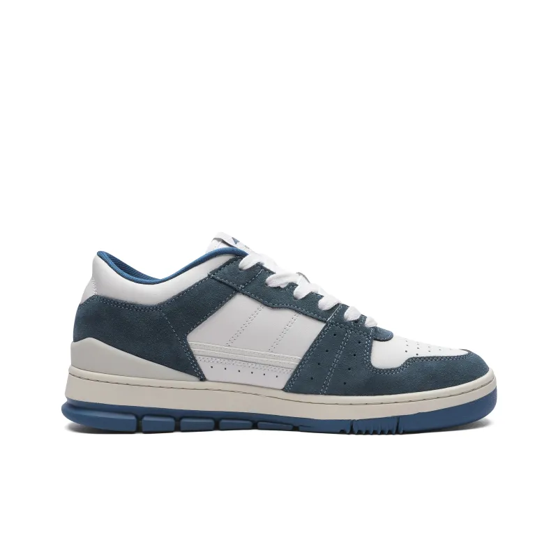 AVIA 825R Series Low Top Lace Up Casual Skateboard Shoes Men's Beige White Navy Blue Blue-1