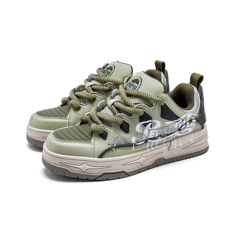 Pepsi Anti Slip Wear Resistant Low Top Skateboard Shoes Unisex Exclusive Box-10