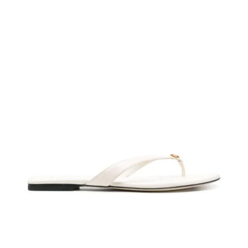 TORY BURCH Capri Leather Flip Flops-1