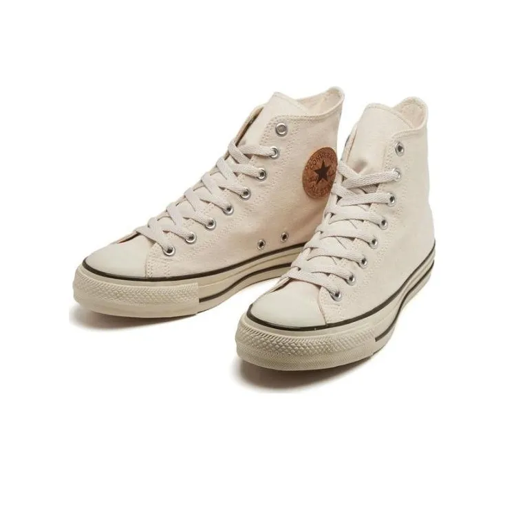 Converse All Star Anti Slip Wear Resistant High Top Canvas Shoes Unisex White Japan Version-1