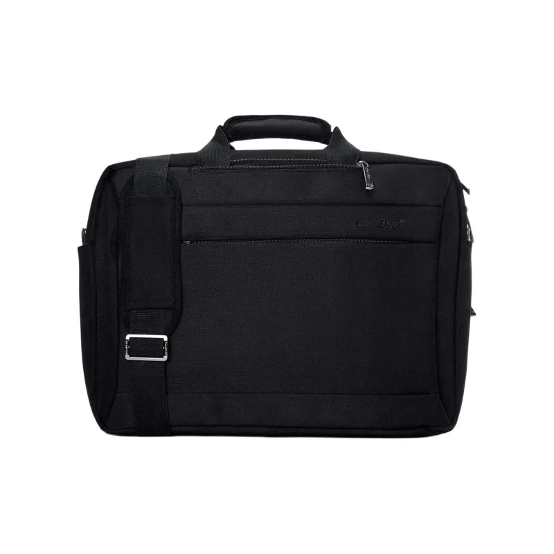 COOLBELL Nylon Backpack, Shoulder Bag, Crossbody Bag, Handbag Unisex Black-0