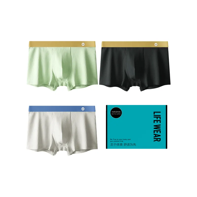 H YXIANG Underpants Men's 3 Pack-9