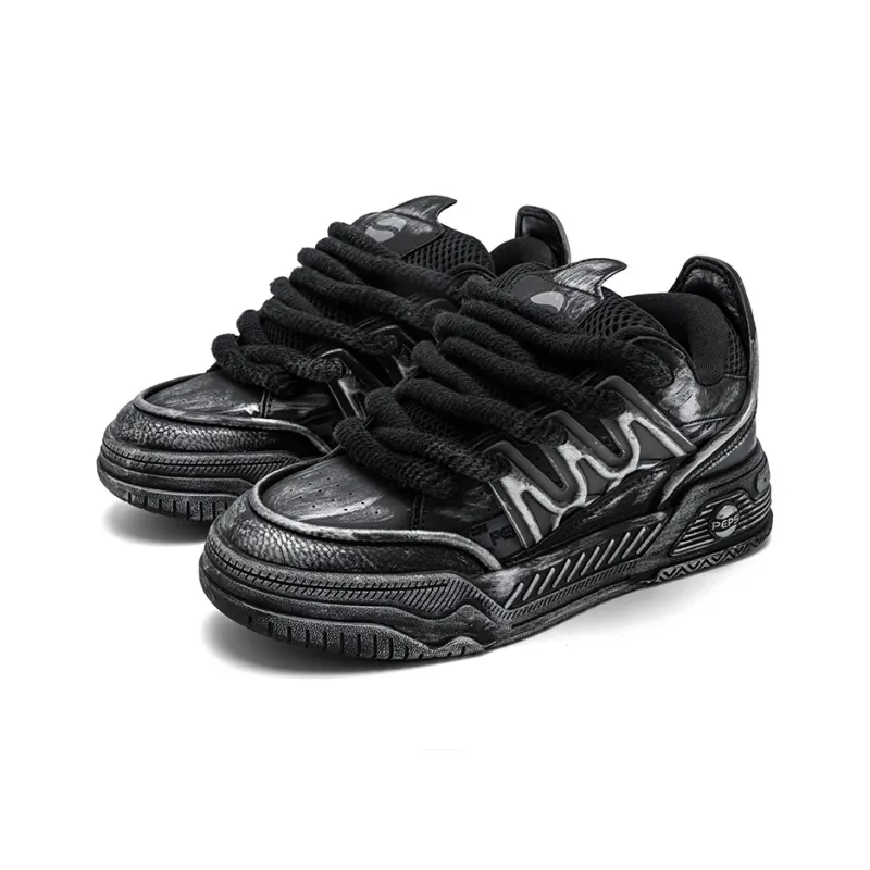 Pepsi Abrasion-Resistant Slip-Resistant Low-Top Skateboard Shoes Men's-12