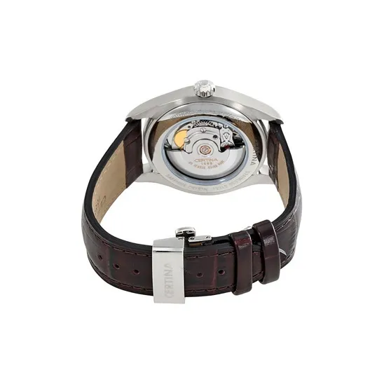 CERTINA Automatic Mechanical Movement Men's Watches Watch 39mm Gray Dial Stainless Steel Case Stainless Steel Strap-2