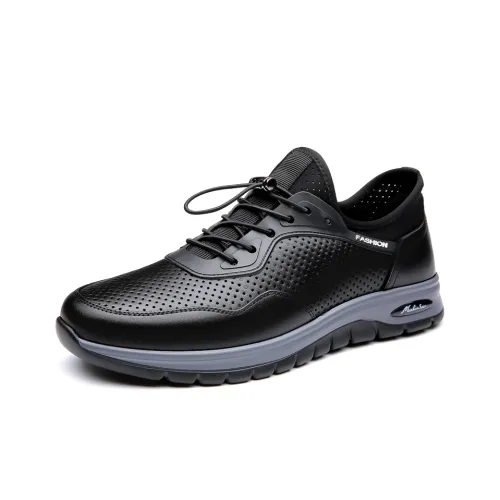 Mulinsen Casual Shoes Men Low-Top Black