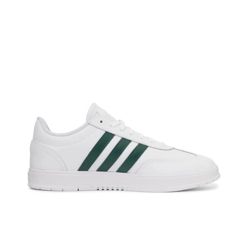 Adidas Neo Gradas Cushioning Wear Resistant Low Top Skateboard Shoes Unisex White Green-1
