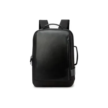 YOUR NAME Synthetic Material Backpack Regular Men's Black
