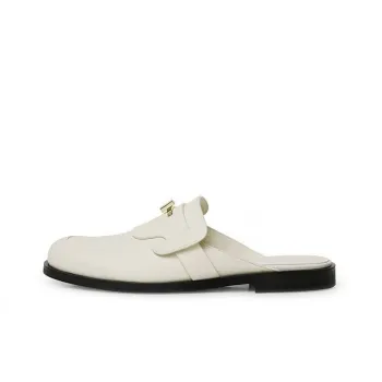 UNFOLIO Wrap toe Slippers Women's White