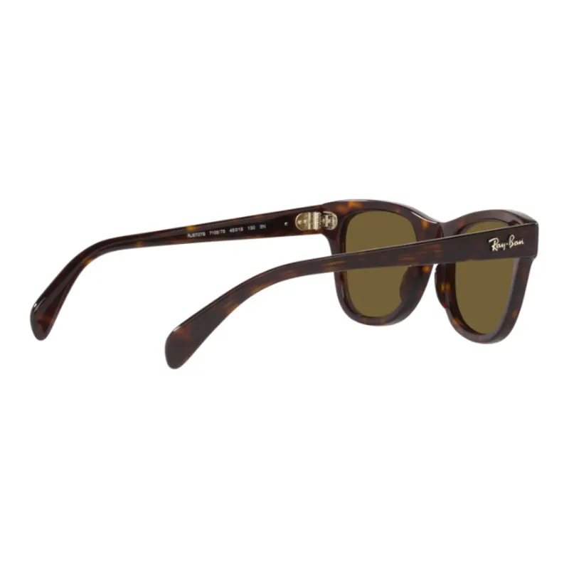 RayBan Acetyl Irregular Shape Sunglasses Kids' Tortoiseshell-4