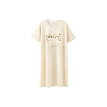 Sharefun Nightgown Women's Apricot