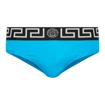 VERSACE Medusa Jacquard Logo Waistband Swim Briefs