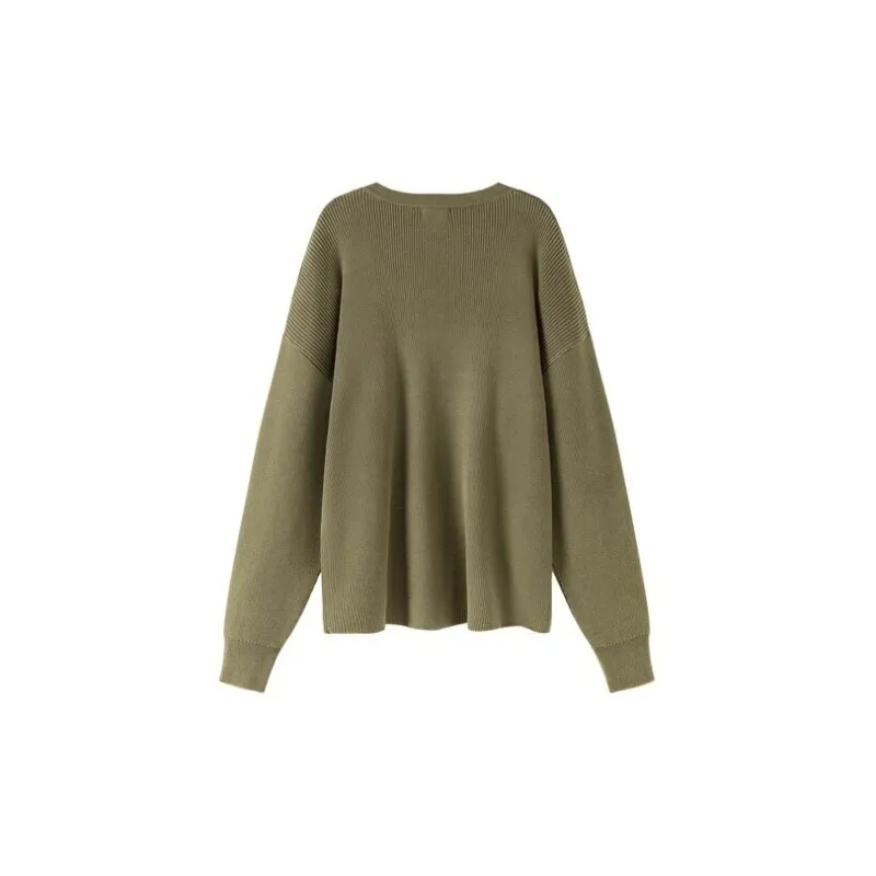 NO ONE ELSE Knitwear Unisex Army Green-1