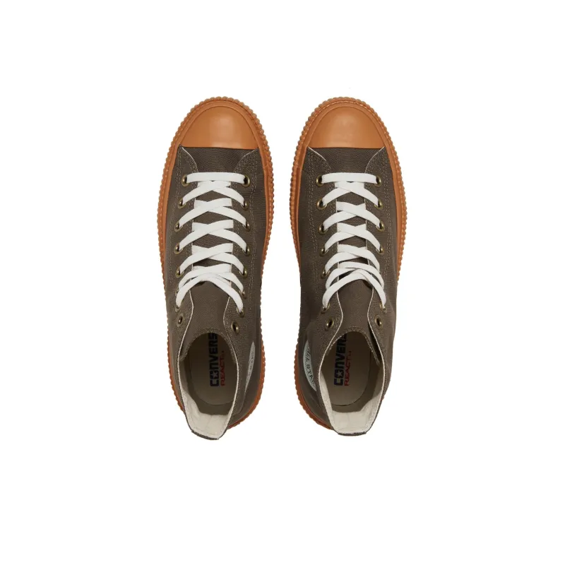 Converse All Star Abrasion Resistant Shock Absorbers High Top Canvas Shoes Unisex Brown Japan Version-3