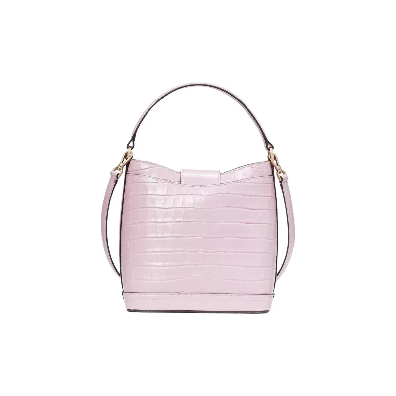 Kate Spade Cow Leather Bucket Bag Portable Crossbody Bag Shoulder Bag Women's Quartz Pink Red-2