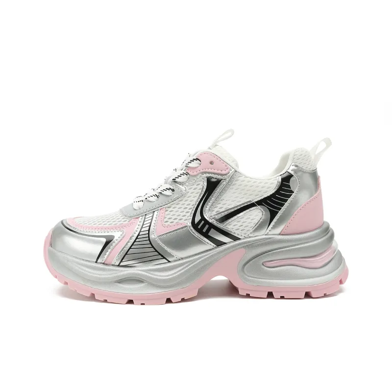 D:FUSE SCANDINAVIA Cushioning Anti-Slip And Wear-Resistant Low-Top Chunky Sneakers Women's-9