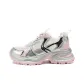 Ecru/Silver/Pink