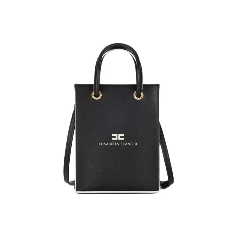 Elisabetta Franchi Acrylic Shoulder Bag Crossbody Bag Handbag Mini Women's Black-0