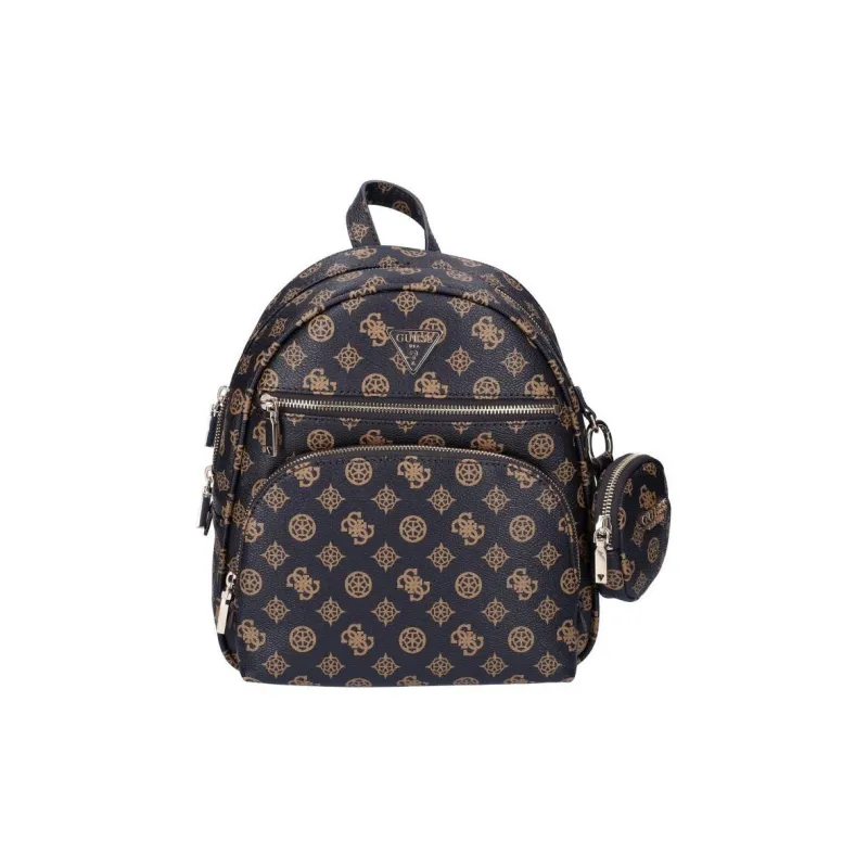 GUESS Polyurethane Backpack Women's Brown-0