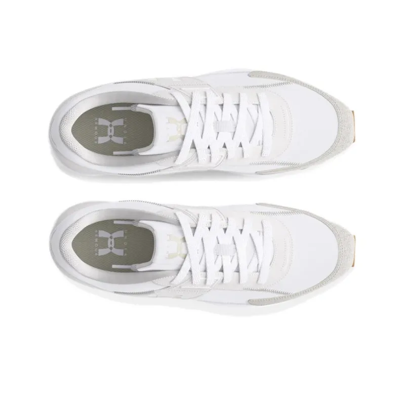 Under Armour Essential Cushioning, Wear Resistant Low Top Casual Shoes Men's White Brown-3
