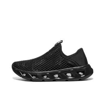 WARRIOR Running Shoes Men Low Top Black