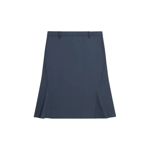 THEORY Designer Co-authored Collection Casual Short Skirts Women's Blue Gray