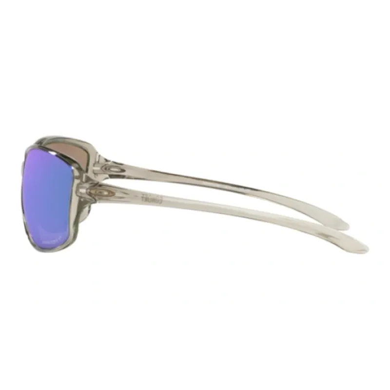 Oakley Plastic Irregular Shape Sunglasses Women's Gray-2