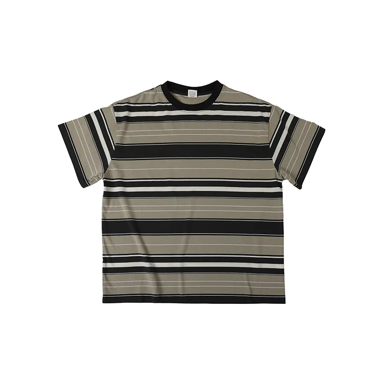 COUNTRY MOMENT T Shirts Men Brown Stripes-1