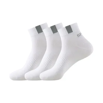 H YXIANG Mid Calf Socks Men's 3 Pack
