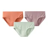 [Mid-Rise]Dusty Purple+Pink Orange+White Green