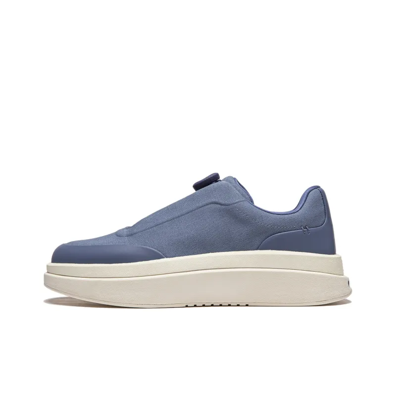 LI NING 1990 Commuter Series Cushioning, Wear Resistant Low Top Casual Shoes Men's Dusty Blue-0