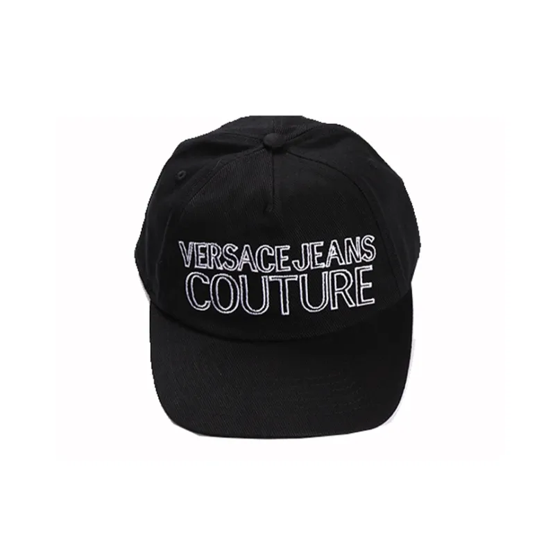 VERSACE JEANS COUTURE Polyester Baseball Caps Unisex Black-1