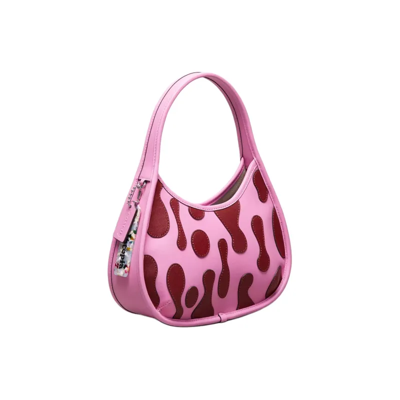 COACH Ergo Smooth Leather Handbag Medium Size Women's Bright Magenta-1