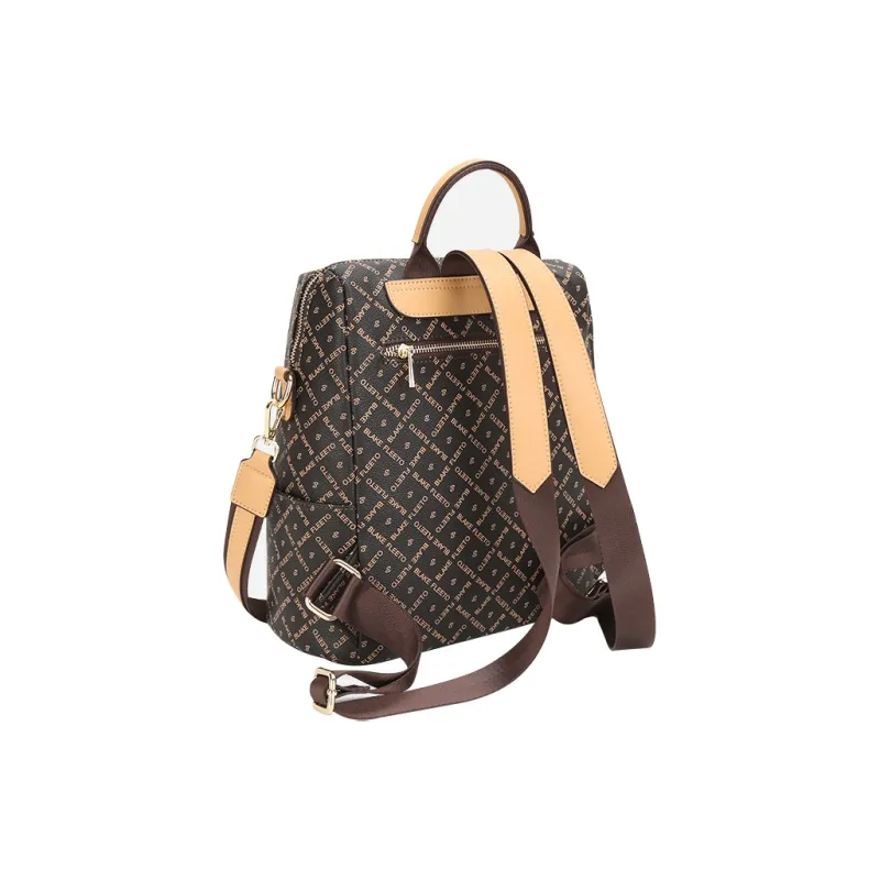 BLAKE FLEETO Backpacks Coffee-2