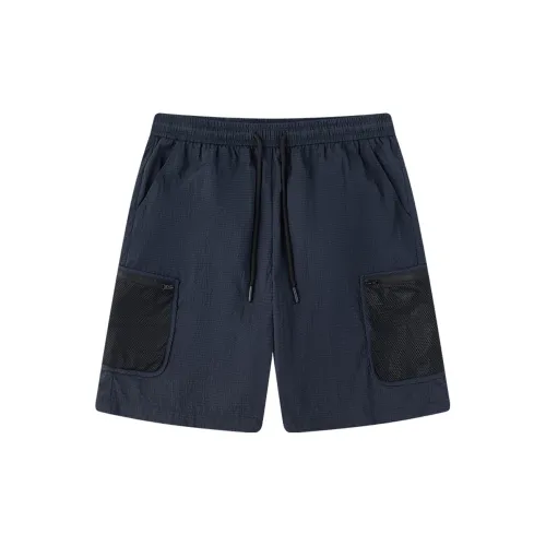 ENSHADOWER Cargo Shorts Unisex Navy Blue Black