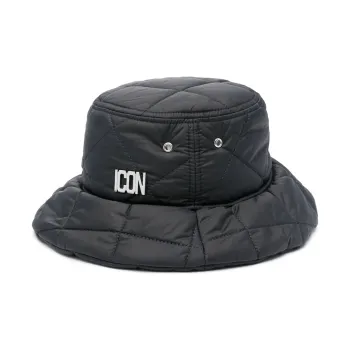 DSQUARED2 Logo-plaque Quilted Bucket Hat
