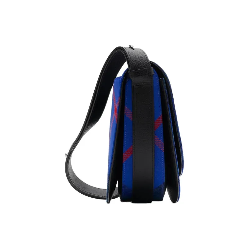 Burberry Rocking Horse Cotton Crossbody Bag Shoulder Bag Women's Knight Blue-1