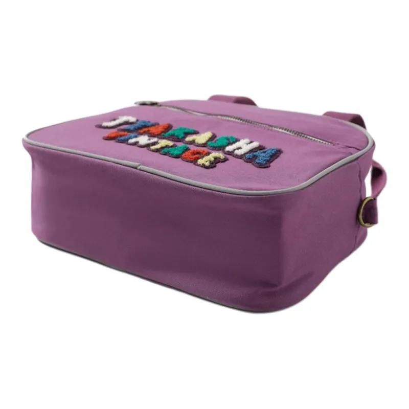 TYAKASHA Cotton Shoulder Bag Crossbody Bag Medium Size Women's Purple-4