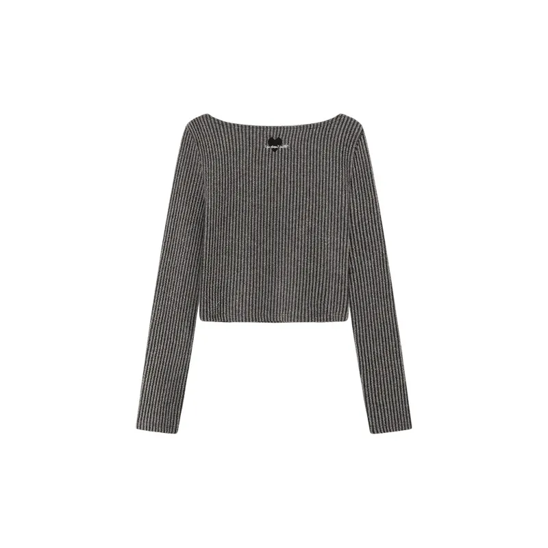 CHUU T Shirts Women's Black Gray-1