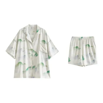 XUANZHITING Pajama Set Women's White