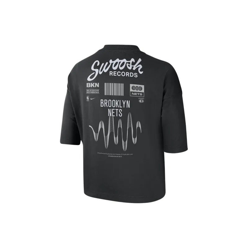 Nike Brooklyn Nets Essential Women's Nike Nba Boxy T Shirt-1