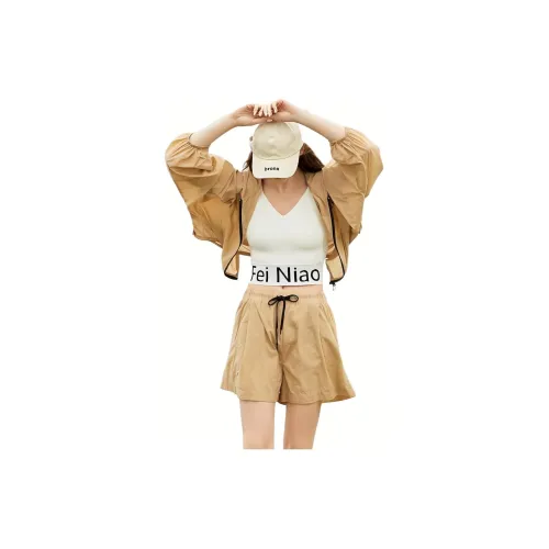 Asuka and new sake Casual Suits Women's Light Chestnut CJ09