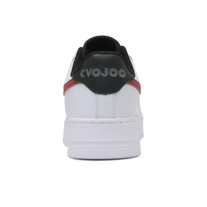 CVOJOO Gift Box Set Stars Collection Low Top Skateboard Shoes Unisex White Burgundy-4
