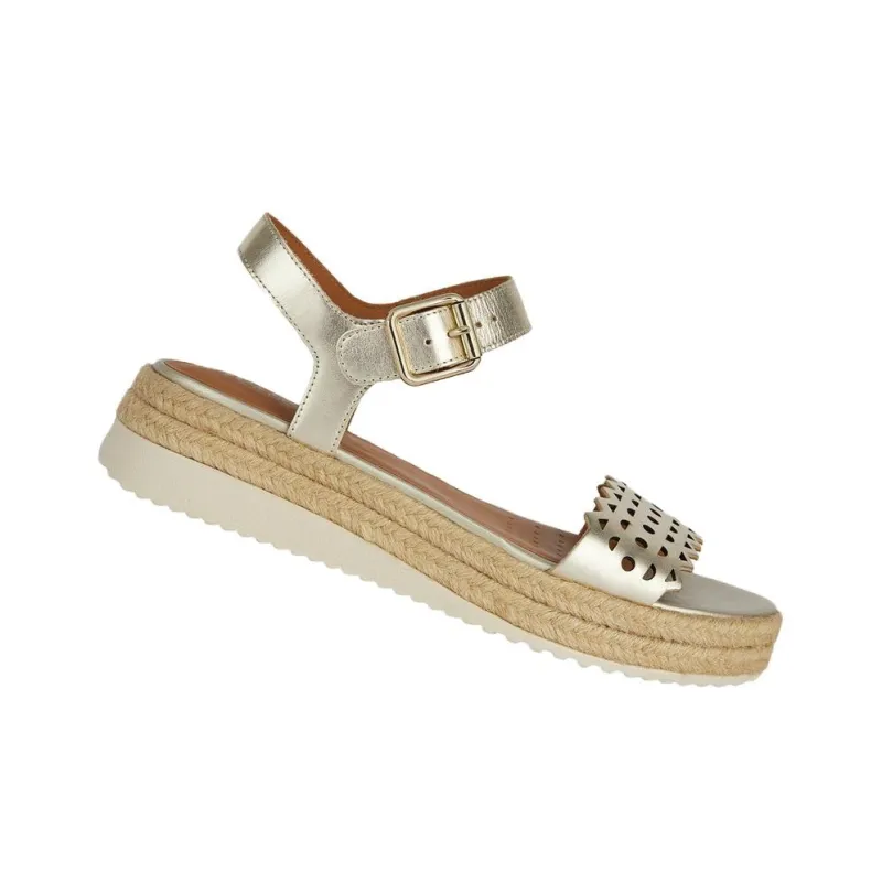 GEOX One Strap Sandals Women's Gold-2