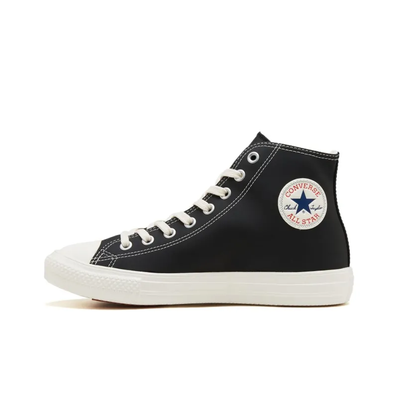 Converse All Star Light Wr Sl Hi Abrasion Resistant Lightweight Cushioning High Top Canvas Shoes Unisex Black-0